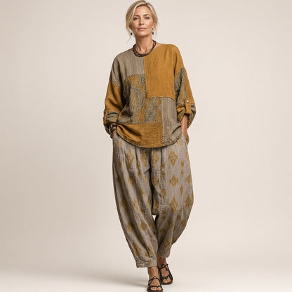 Ensemble Naïa – Imprimé Cachemire & Coupe Fluide