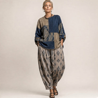 Ensemble Naïa – Imprimé Cachemire & Coupe Fluide