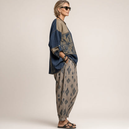Ensemble Naïa – Imprimé Cachemire & Coupe Fluide