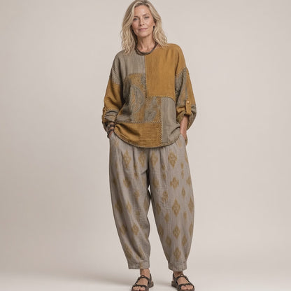 Ensemble Naïa – Imprimé Cachemire & Coupe Fluide